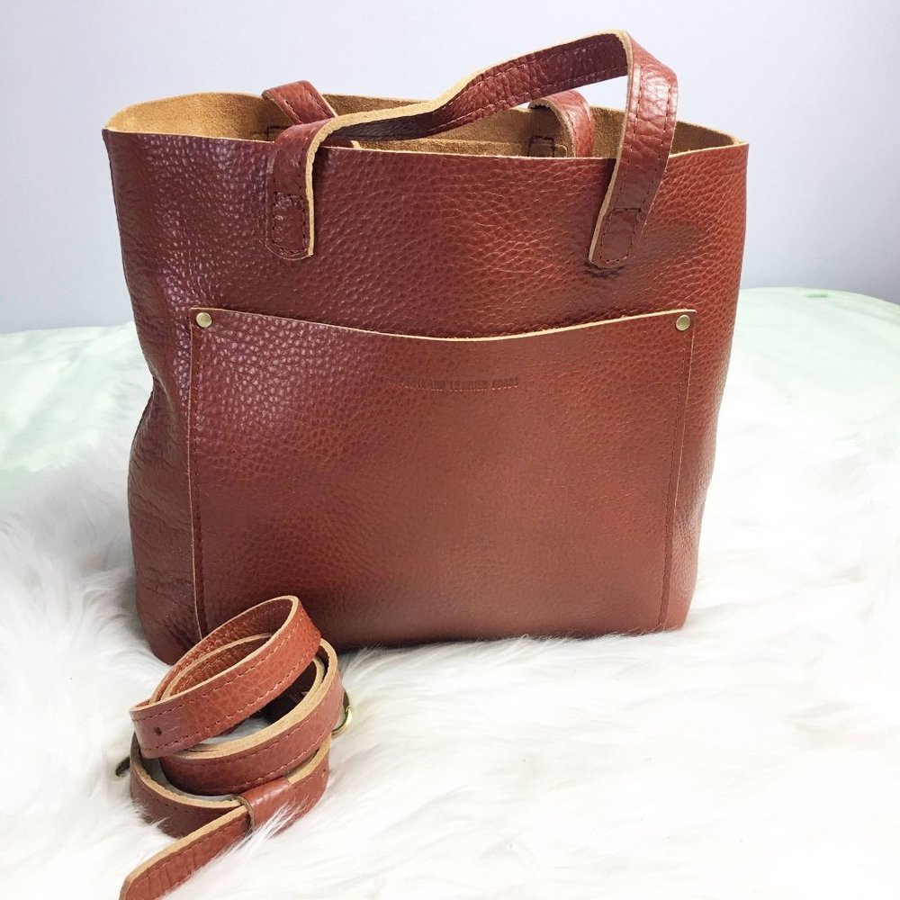 Portland Leather Crossbody Bag in Sedona
